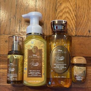 NEW Disney Princess Belle Bath & Body Works Bath Set